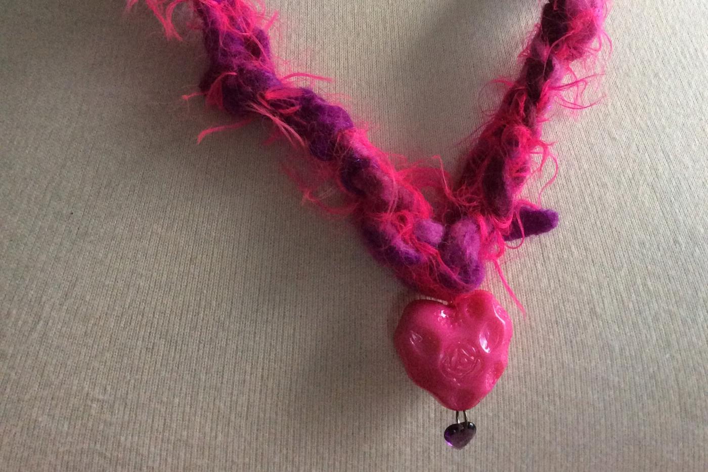 sieraden met textiel