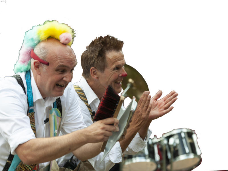 Zelfs met veger en blik is nog muziek te maken