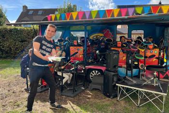 Elektronisch drummen op school