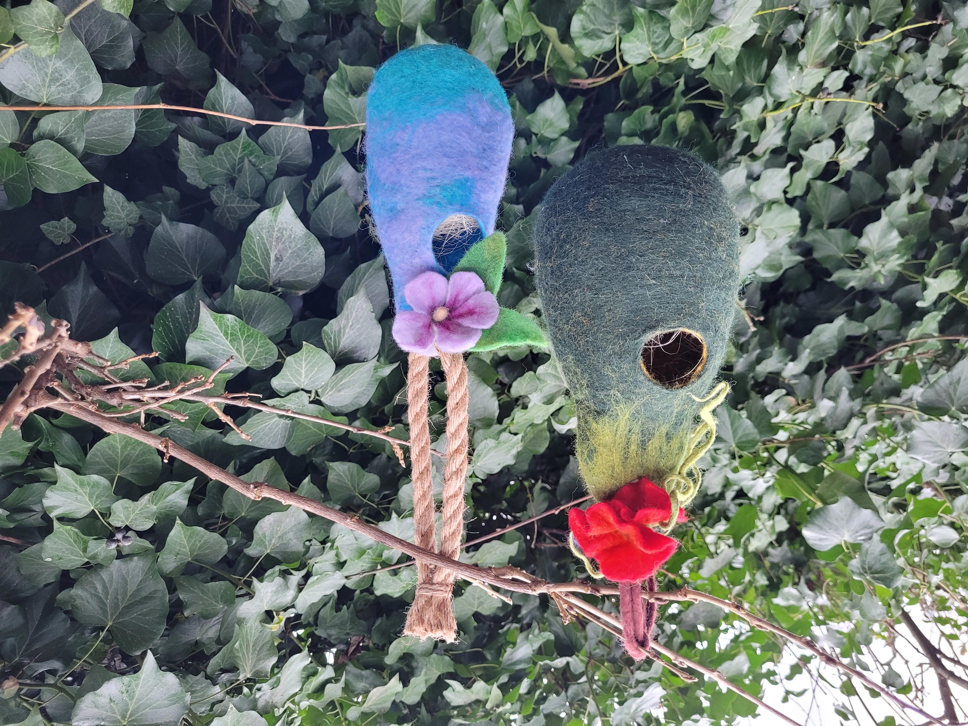 uitgebreide cursus thema Lente met de 3d vilt techniek