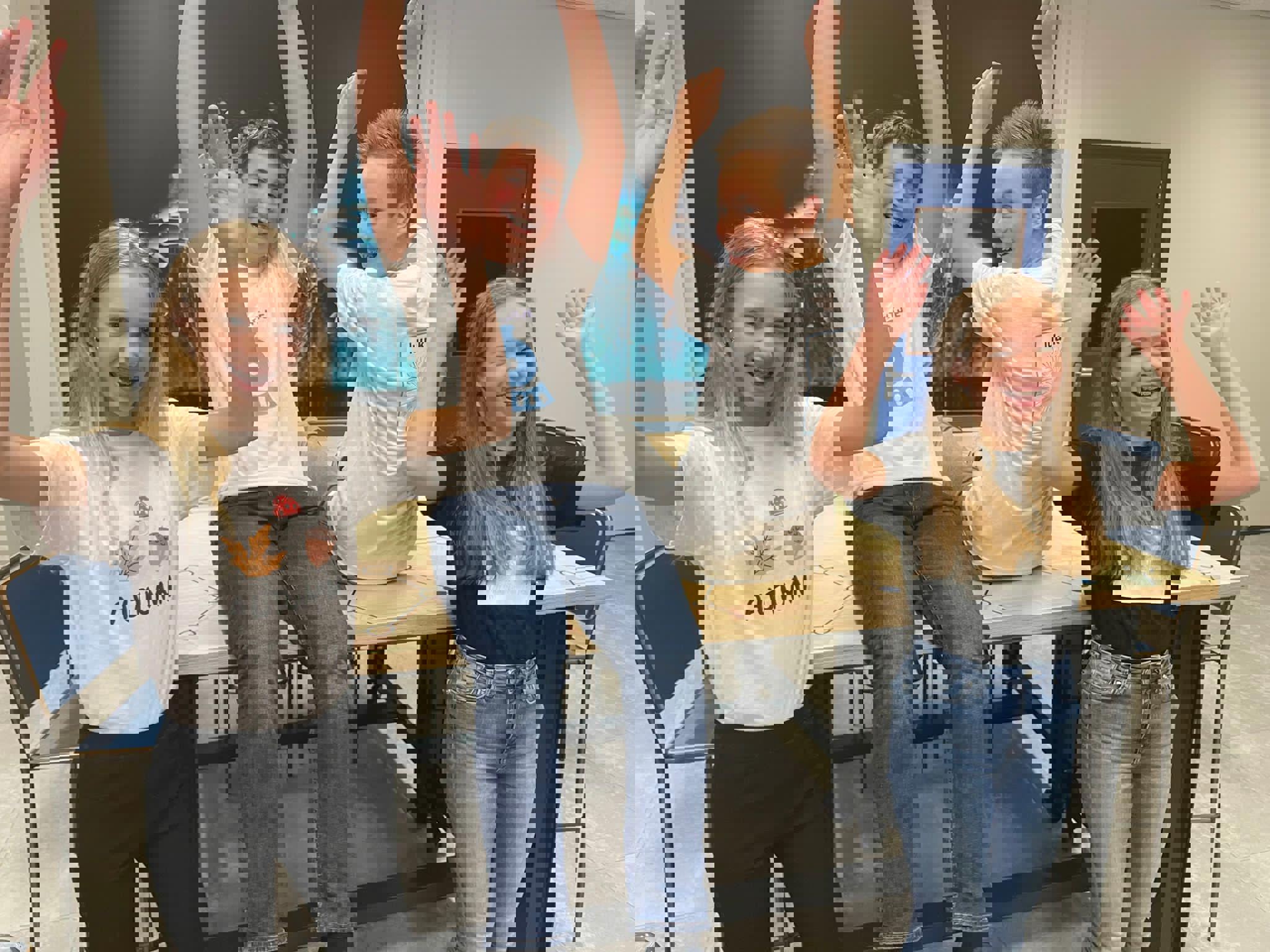 Het eindresultaat: Wat is er nou leuker dan jouw eigen t-shirt mee naar huis te nemen en te laten zien aan je familie of vrienden!