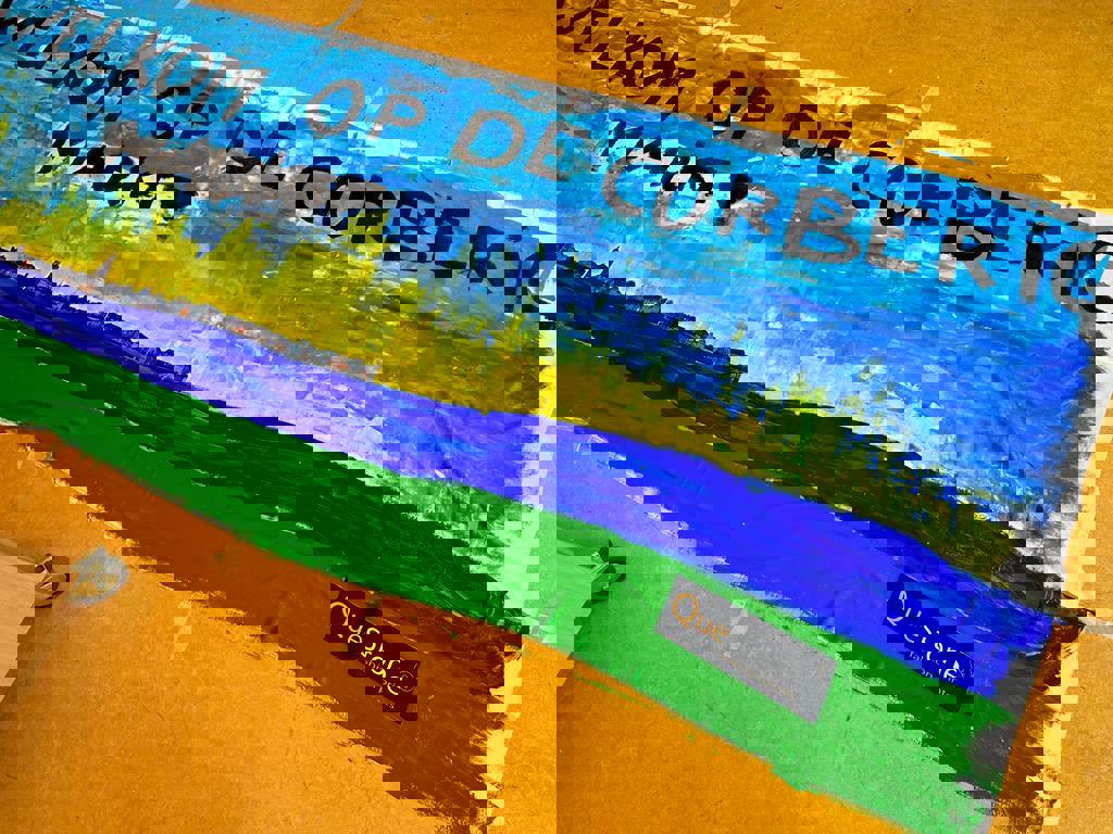 Spandoek als bij opdracht voor De Marke-Noord Het Corberic