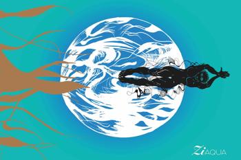 Tekenkunst  'Waterplaneet'