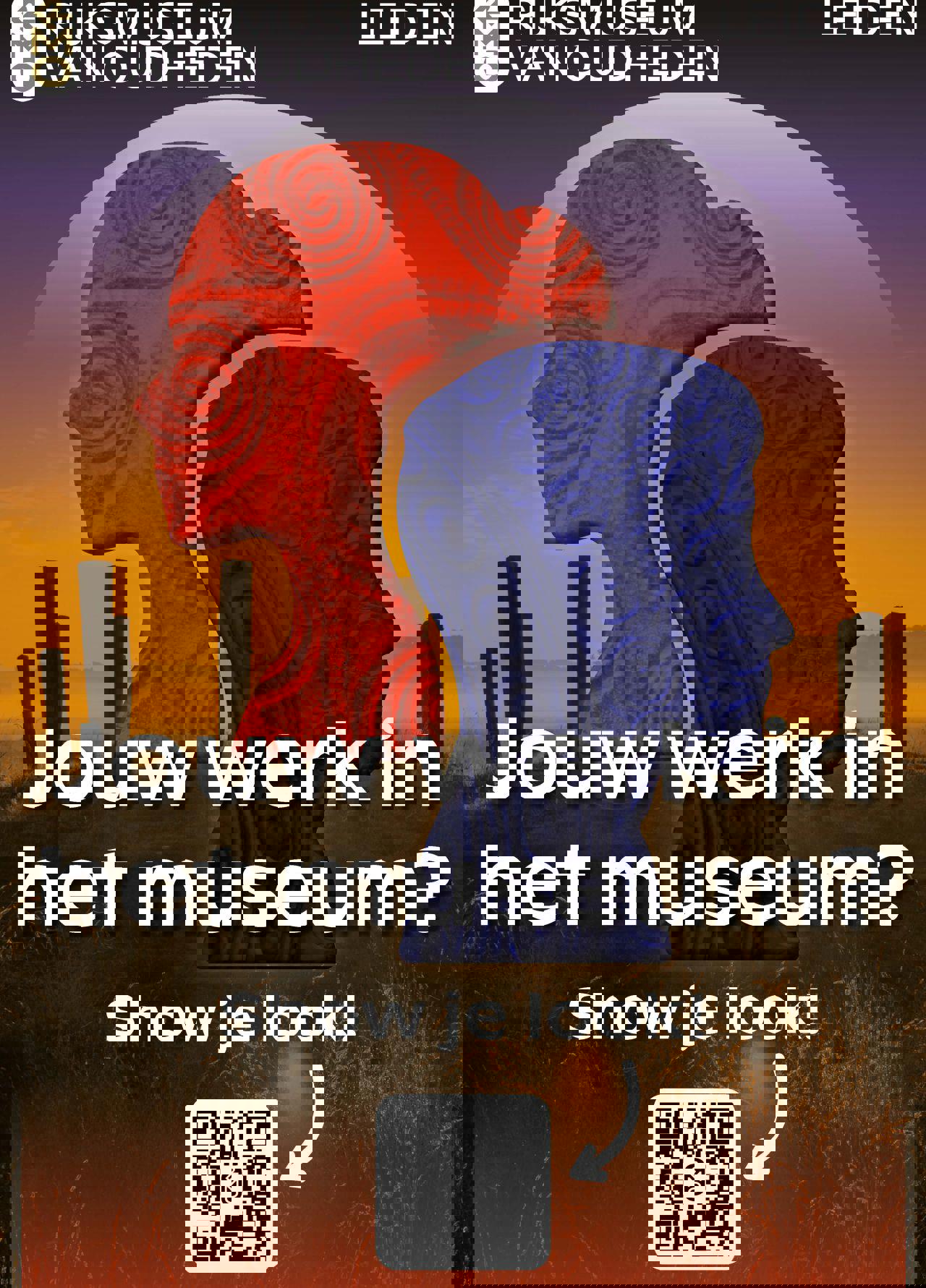 Doe mee met onze creatieve prijsvraag en win een plek voor jouw kunstwerk in het Rijksmuseum van Oudheden! Ben je docent? Motiveer je leerlingen/studenten vooral om mee te doen!