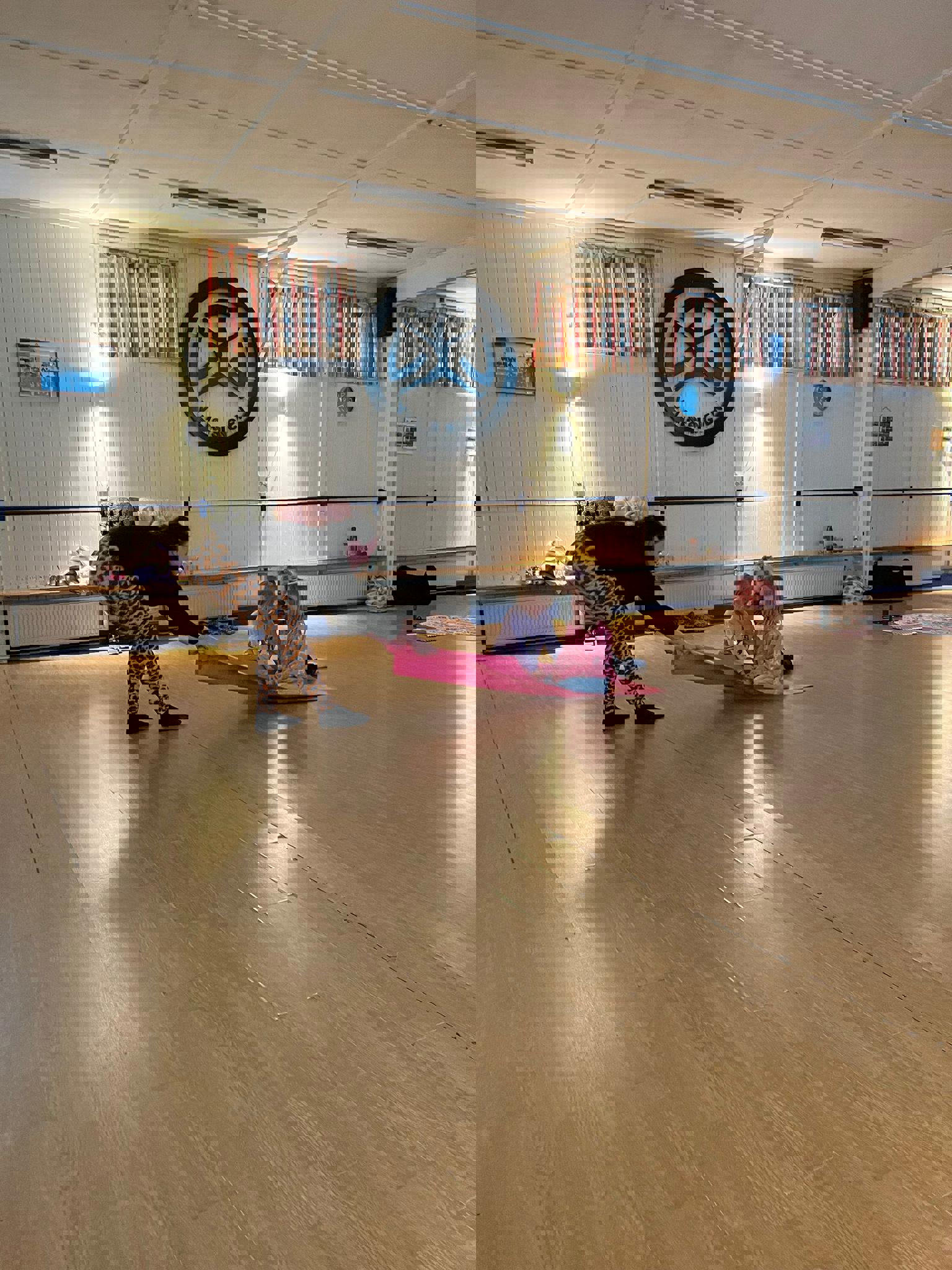 Spelen met matjes is altijd een feest.