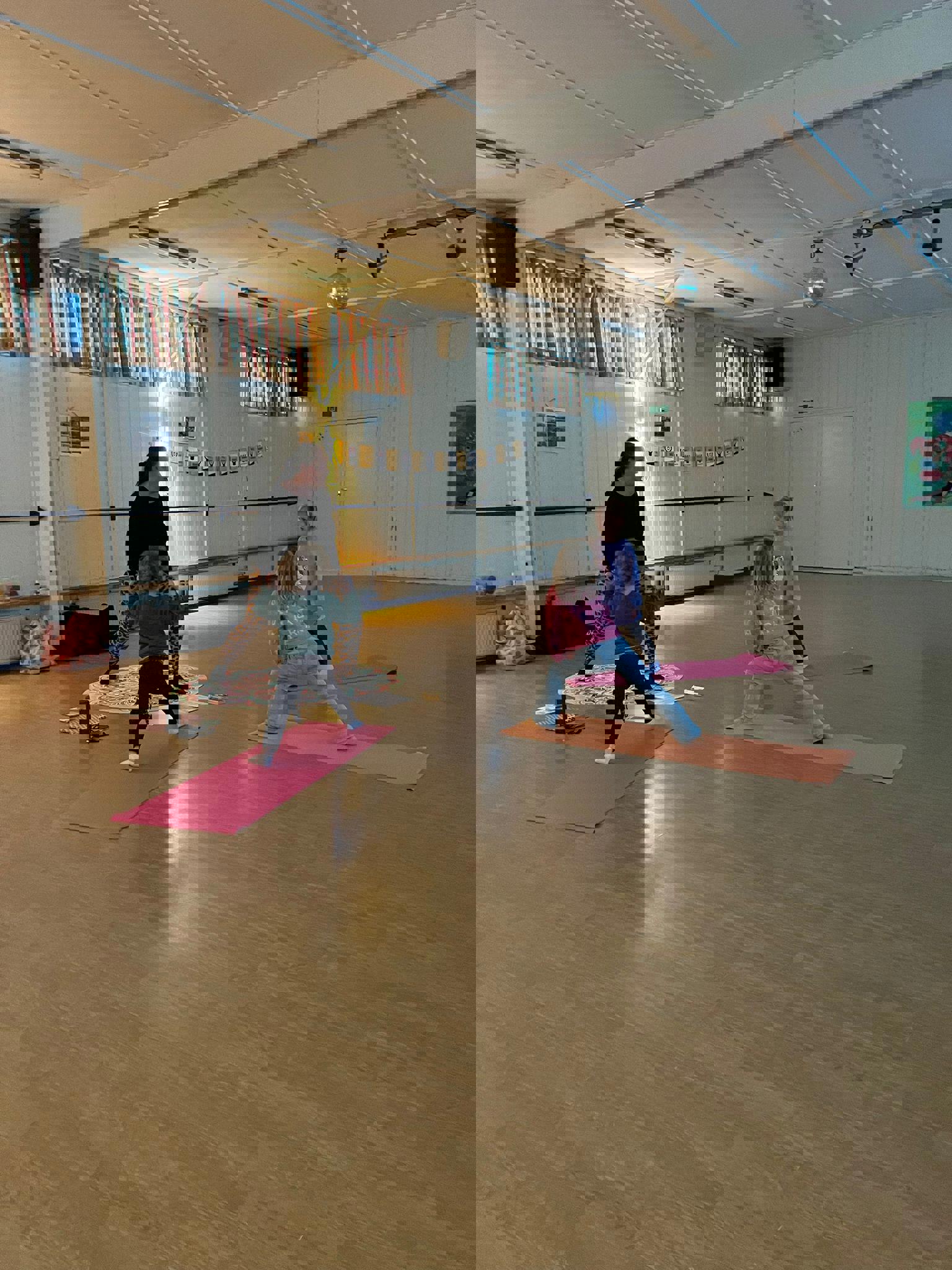 Sterk staan, als een krijger.