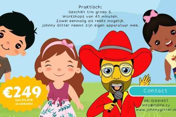 Dansen en bewegen met Johnny Glitter!
