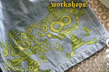 Workshop textiel beschilderen